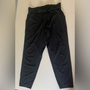 Athleta Paperbag High Waisted Straight Leg Pants